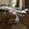 16 СМ 1:400 B747, модель самолета, игрушка с пластиковой устойчивой основой, реалистичный сплав, литой под давлением орнамент самолета, детский самолет для мальчиков, энтузиасты, коллекционный подарок