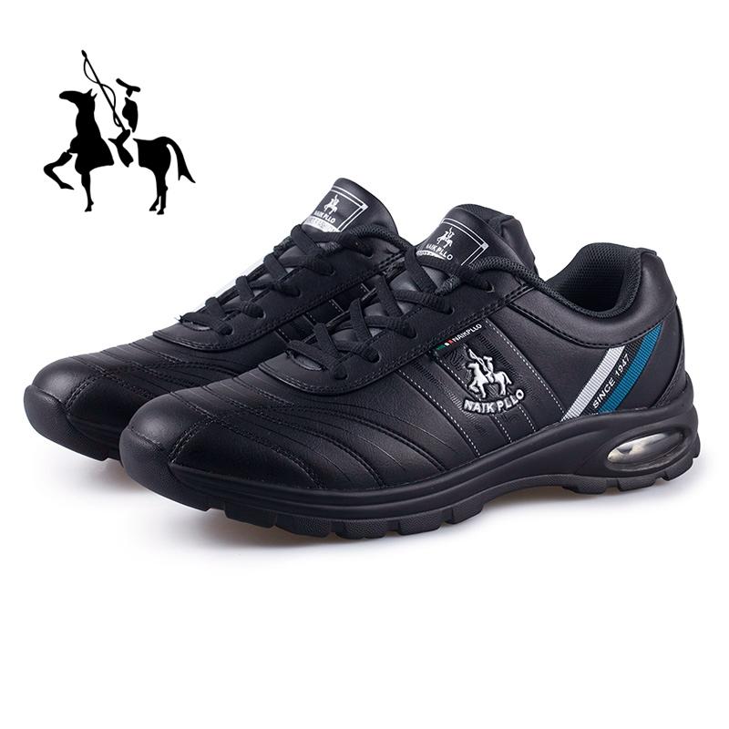 Мужские зимние кроссовки, спортивная обувь, кожаные повседневные ботинки на воздушной подушке, размер плюс 38 48