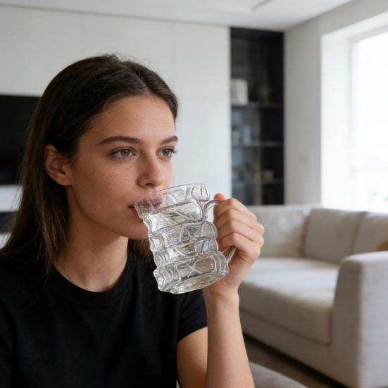 Glass Coffee Mug Stacked Book Design 420mlHeat-Resistant Tea Cup 420ml Microwave Safe Dishwasher Safe Gift for Book Lovers And Collectors