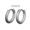 Small Ring Hoop Earrings for Men Women Fashion Vintage Filigree Earrings Silver Color Jewelry Beautiful Gifts