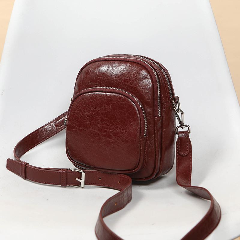 IELGY Ladies Messenger Bag Multi-pocket Shoulder Mobile Phone Bag