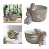 Flower Pot Plant Pot with Bunny Statue Decorative Lovely Multifunctional