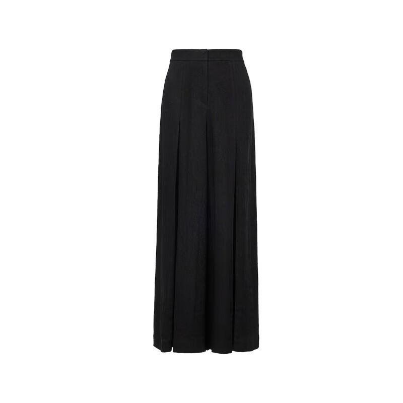 VEROMODA 2025 Mid-Waist Pleated Wide-Leg Trousers