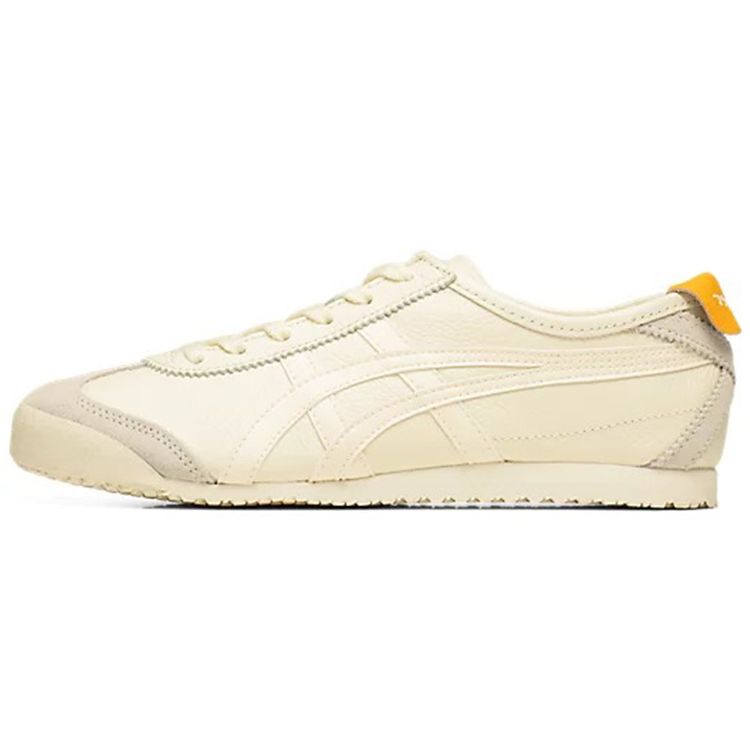 ONITSUKA TIGER Желтые женские кроссовки Mexico 66 цвета слоновой кости кремовые 1182A078-750