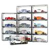 Hot Wheels Transparent Stackable Dustproof Display Box for Children's Alloy Car Models