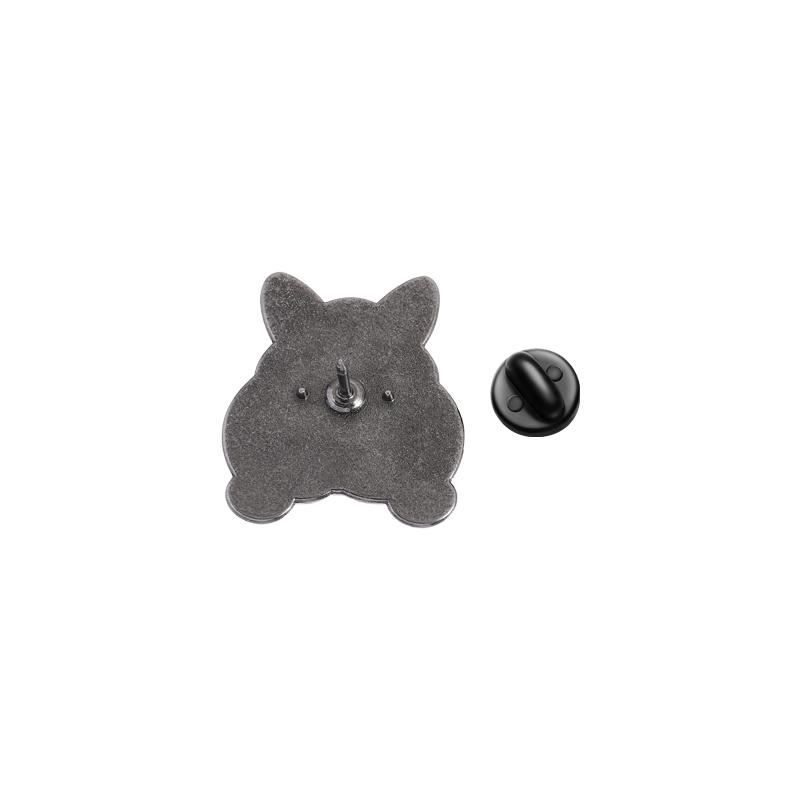 Short Legs Big Attitude Enamel Pins Cartoon Corgi Butt Puppy Brooch Lapel Badges Cute Animal Dog Jewelry Gift for Friends