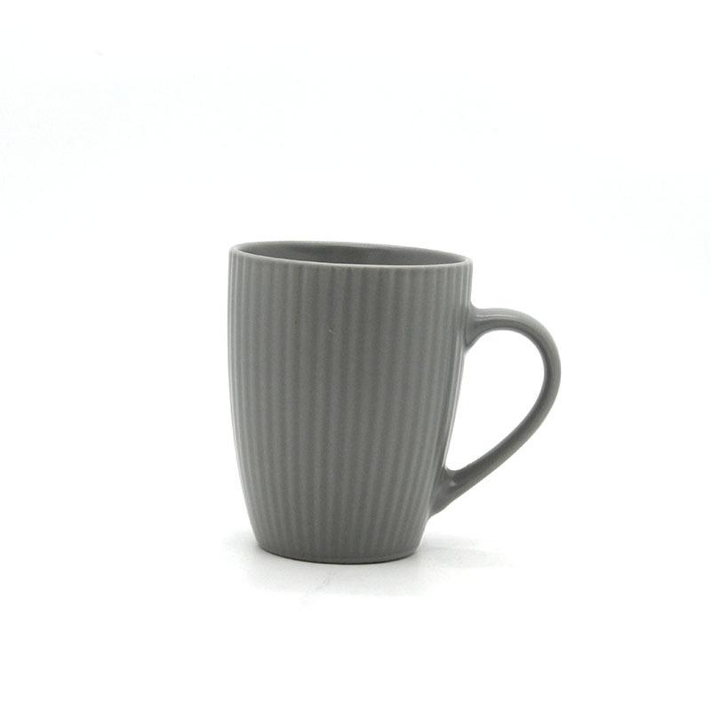 Креативная керамическая чашка с вертикальной полосой, керамическая чашка для молока, простая керамическая кружка, кофейная чашка