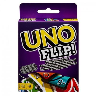Uno ПОДБРОСИТЬ! Семейная карточная игра со 112 карточками - отличный подарок для детей от 7 лет