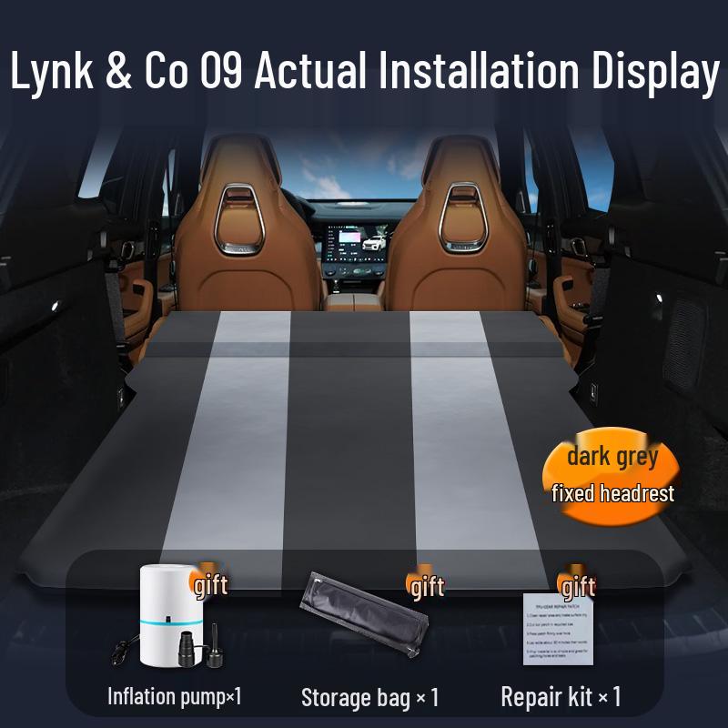 Автомобильный матрас Lynk & Co 09: Автоматический надувной матрас для багажника и заднего сиденья