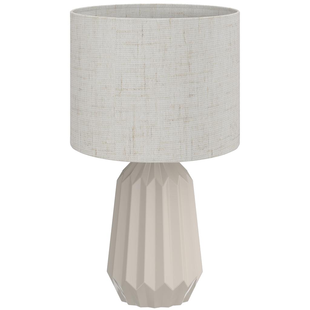 Table Lamp Table Lamp Bedside Lamp With Linen Shade Rocker Switch Desk Lamp 22 X 22 X 39 Cm Beige