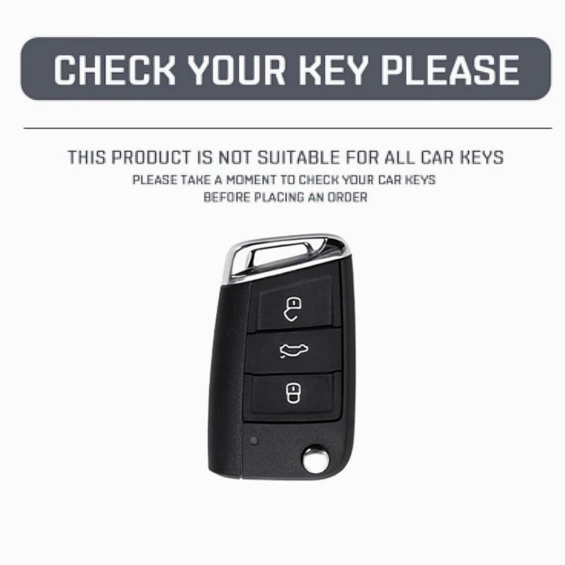New Fashion TPU Car Flip Key Case Cover Shell For VW Volkswagen Golf 7 MK7 Tiguan MK2 For Seat Ateca Leon FR Ibiza Skoda Octavia Kodiaq