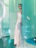 Custom Wedding Gradient Chiffon Backdrop Drapes for Stage Decoration