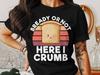 Kawaii Bread T-Shirt: Funny Food Pun Tee - Retro Sunrise
