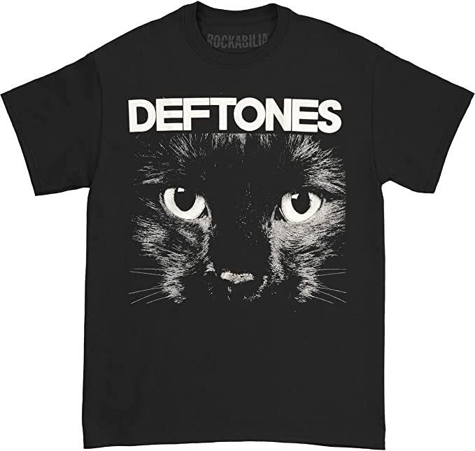 Мужская черная футболка Deftones - Совершенно новая Sphynx / Star Pony - Новая - Футболки с логотипами групп