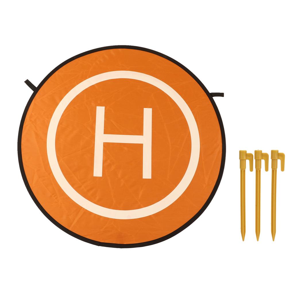 Drone Landing Pad 75cm Diameter Round Waterproof Foldable Lightweight Double Sided Drone Parking