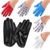 Performance Mittens Ladys Driving Dress PU Leather Gloves Five Finger Gloves Cosplay  Mittens