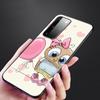 Cartoon Owl Cute Owls Phone Case For Samsung Galaxy S20 S21 FE S10 Lite Note 20 10 Lite S8 S9 S10E S10 Plus Ultra Black Cover