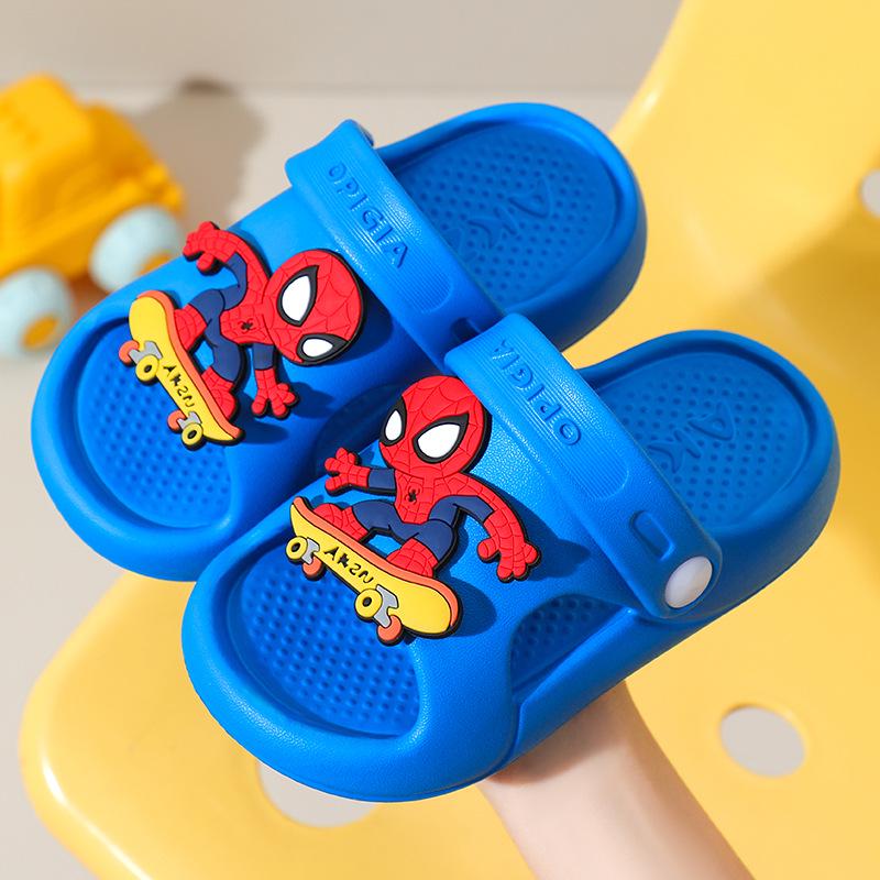 Детские клоги из ЭВА, лето 2025: Нескользящие толстоподошвенные сандалии для мальчиков