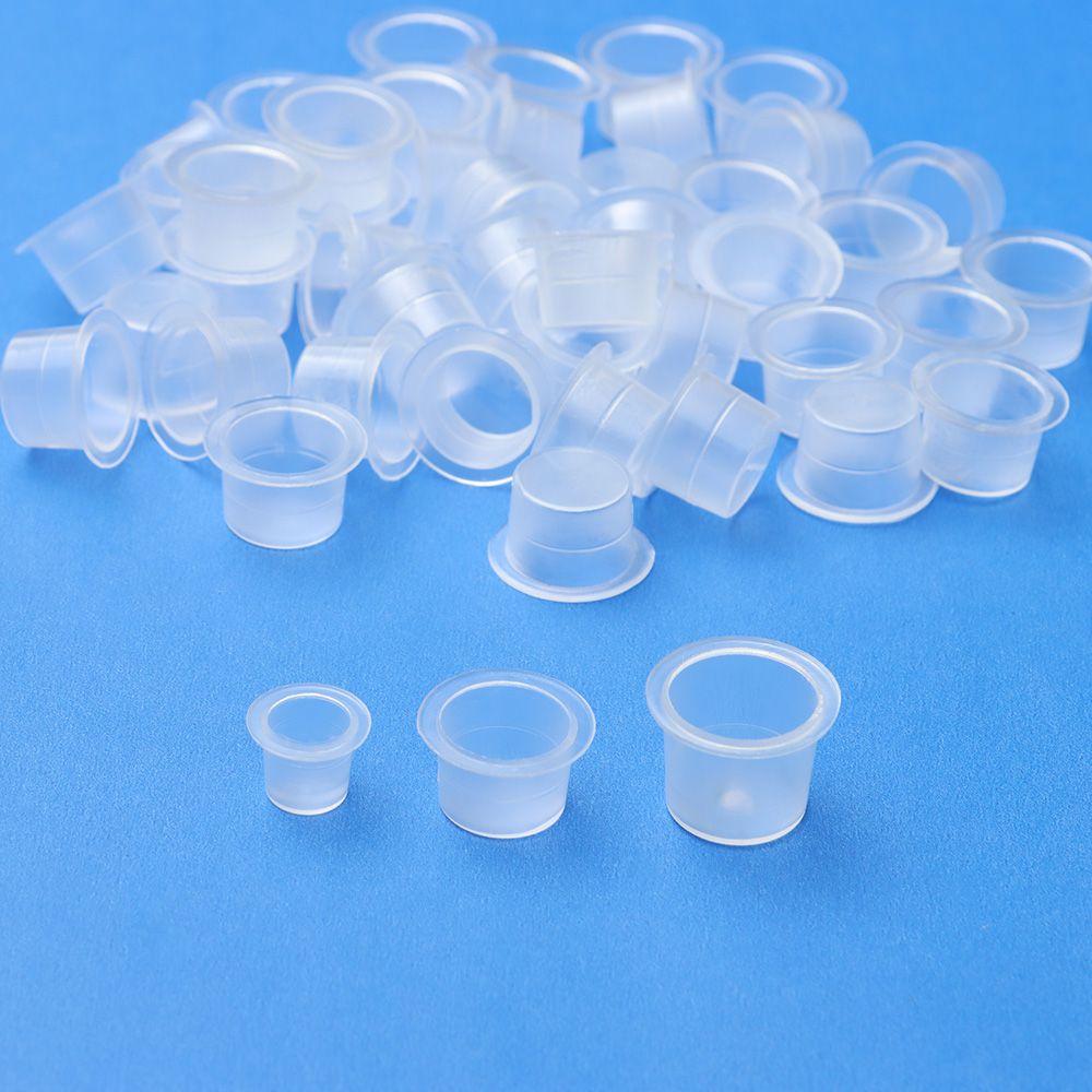 Large Medium Small Makeup Container Holder Tattoo Ink Caps Plastic Cups Disposable Pigment Cup