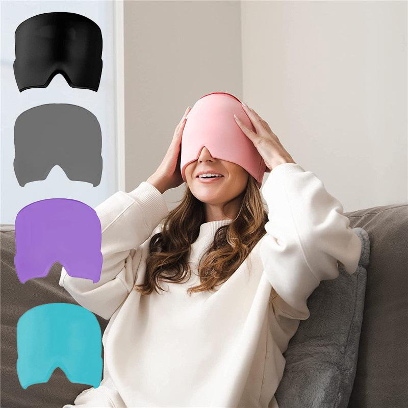 Повязка на голову Тепло Лед Облегчение Мигрени Гелевая Охлаждающая Повязка для Головы Терапия Облегчение Головной Боли