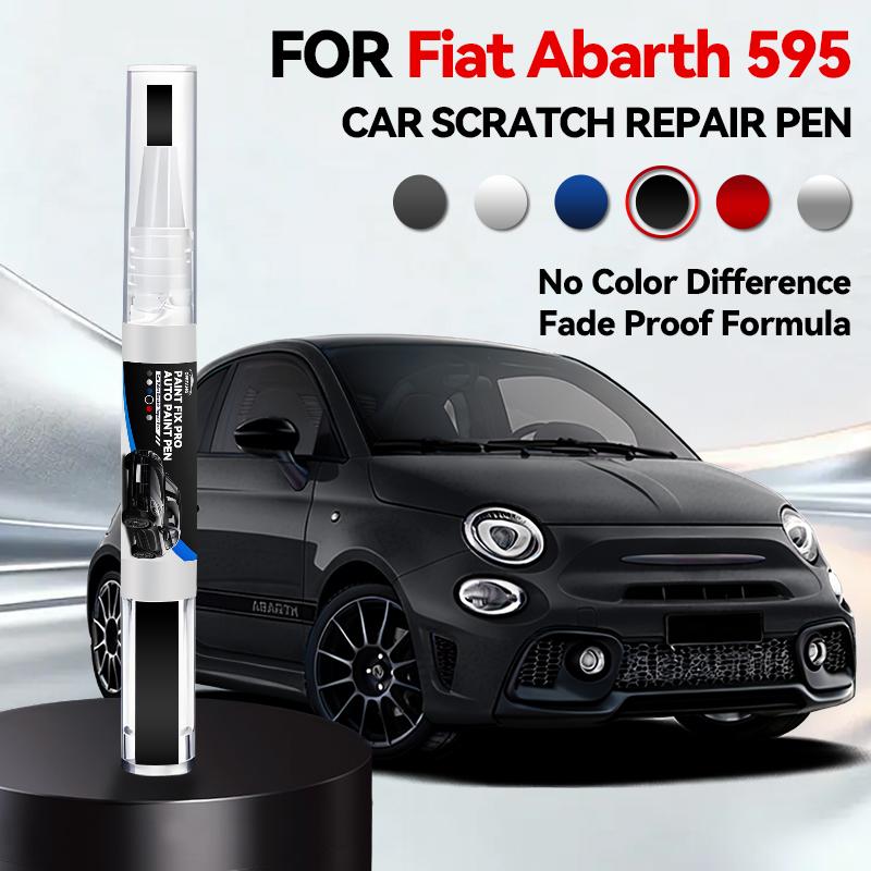 For FIAT Abarth 595 Car Paint Repair Pen Paint Scratch Repair Accessories Abarth Red Black Gara White Modena yellow Matt Grey