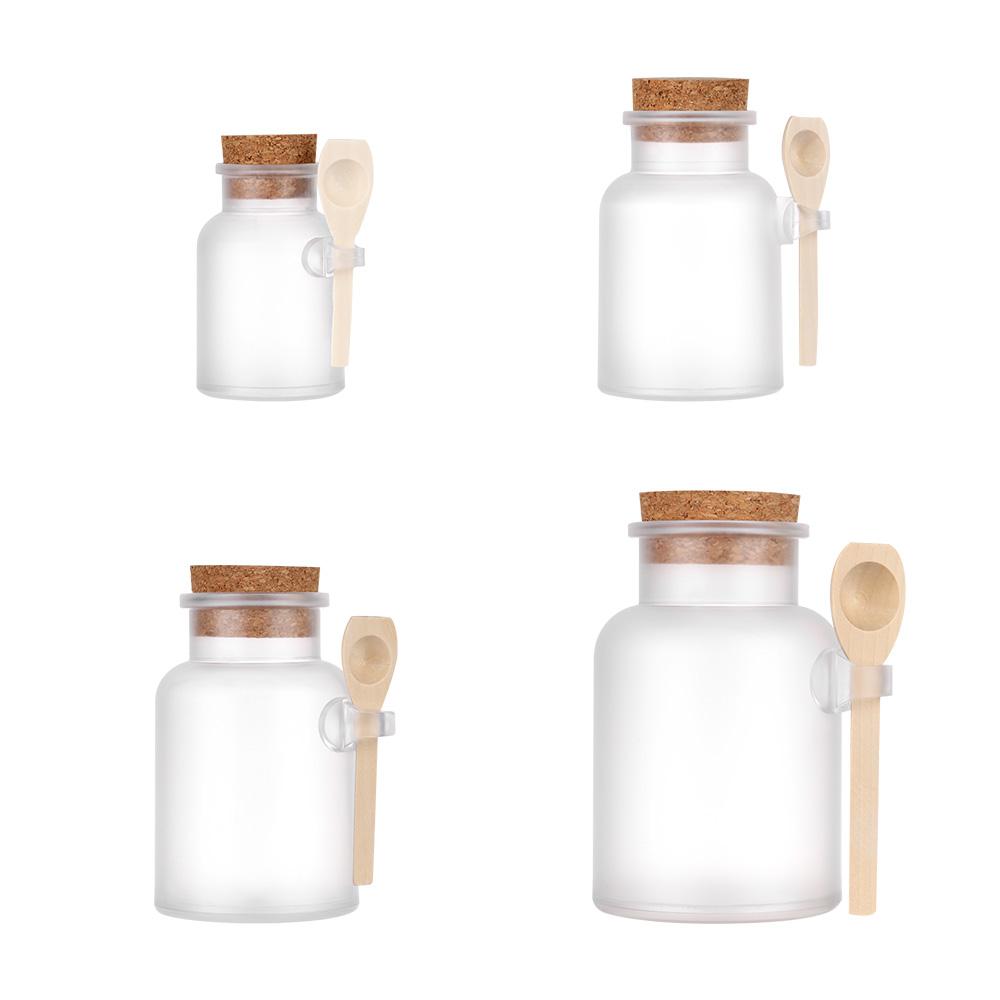 Многоразовый органайзер с пробковой пробкой, матовое уплотнение, банка для соли для ванны, контейнер для хранения