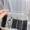 5/6-сетчатые портативные пластиковые заколки для волос, коробка для хранения ювелирных изделий, аксессуары, органайзер для дома и путешествий с защитой от пыли