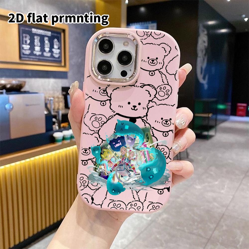 Phone Case: 2D flat design suitable for iPhone 18 17 16 15 14 13 Pro protective case, couple style, fantasy theme, Christmas and Halloween gift