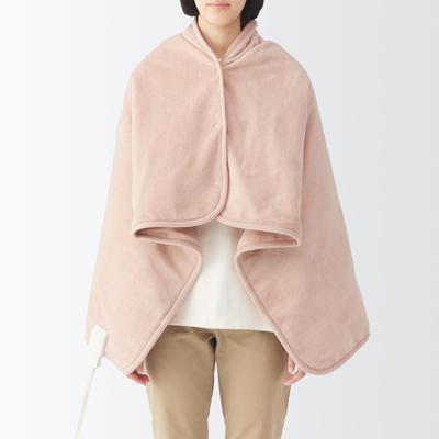 MUJI Носимый электрический плед, Дымчато-розовый, Ширина 130 x Глубина 80 см, MJ-EHB13SPKP/84390937