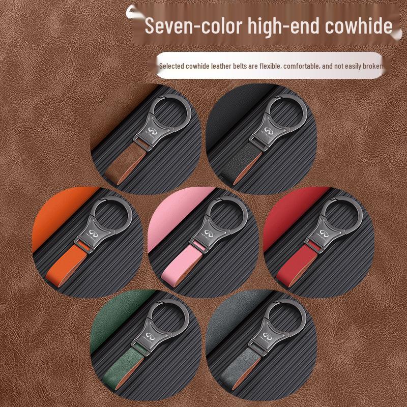 Брелок-кольцо для ключей автомобиля Infiniti Q50L Q70L G25 FX35 - Новая модель 2025 года