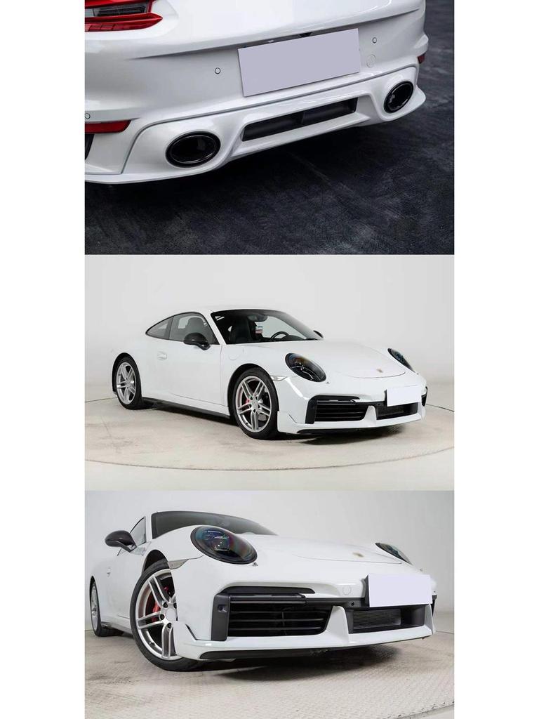 Подходит для Porsche 991/992 Turbo: Передний и задний бампер, Задний фонарь, Дневные ходовые огни, Комплект боковых юбок