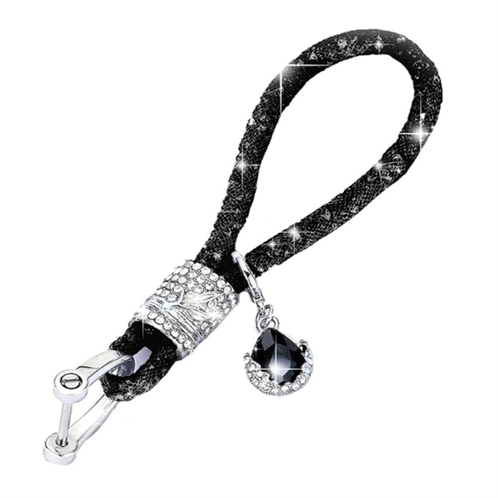 Bag Pendant Shiny Car Keychain Car Key Decorations Glitter Key Chains Car Key Ring