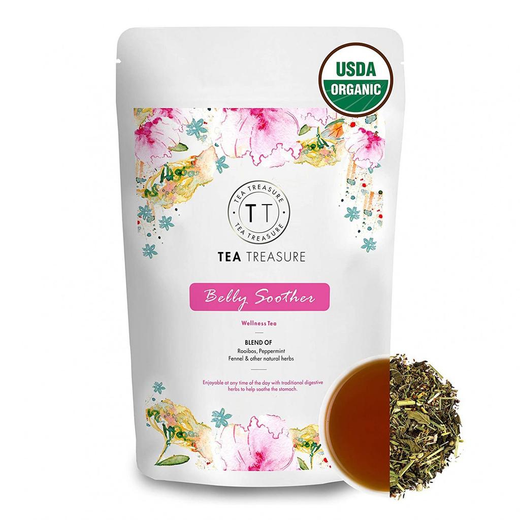 Rooibos Tea for Digestion (100 G), Belly Soother Wellness Tea