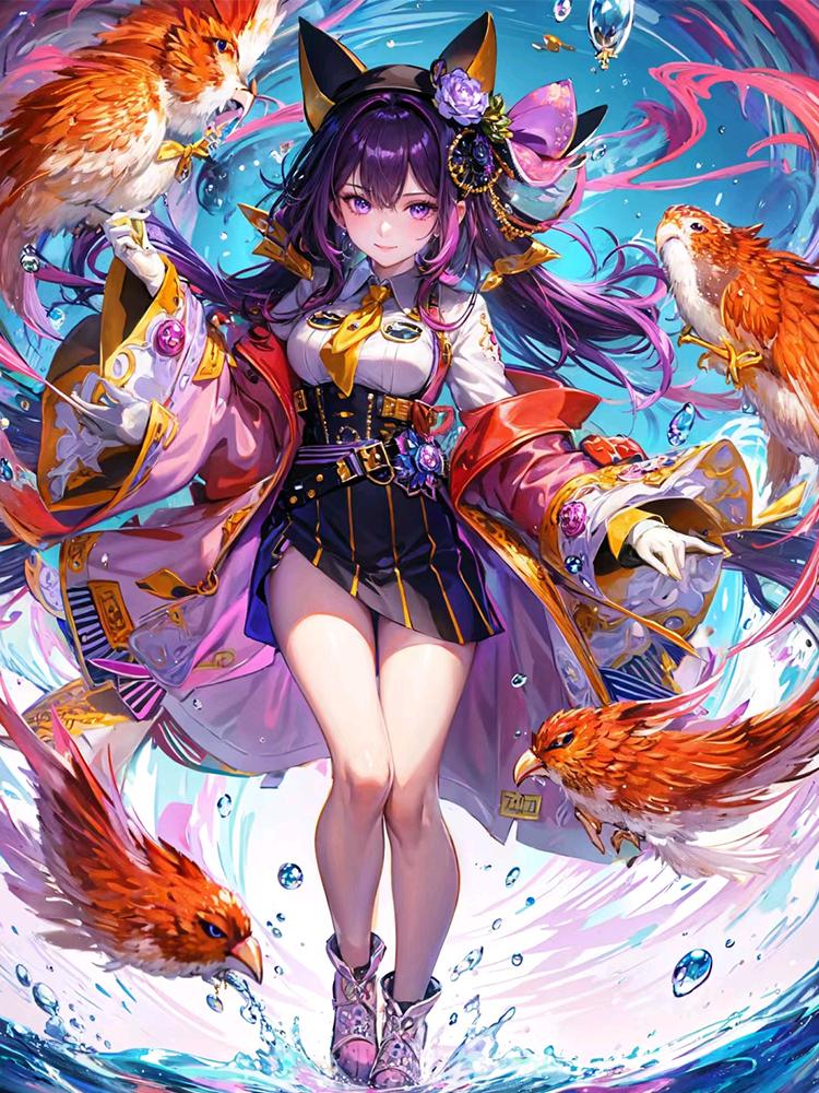 Новая Япония Аниме 5D DIY Алмазная Картина Мозаика Вышивка Мультфильм Девушка Алмазная Вышивка Крестом Домашнее Украшение Подарок