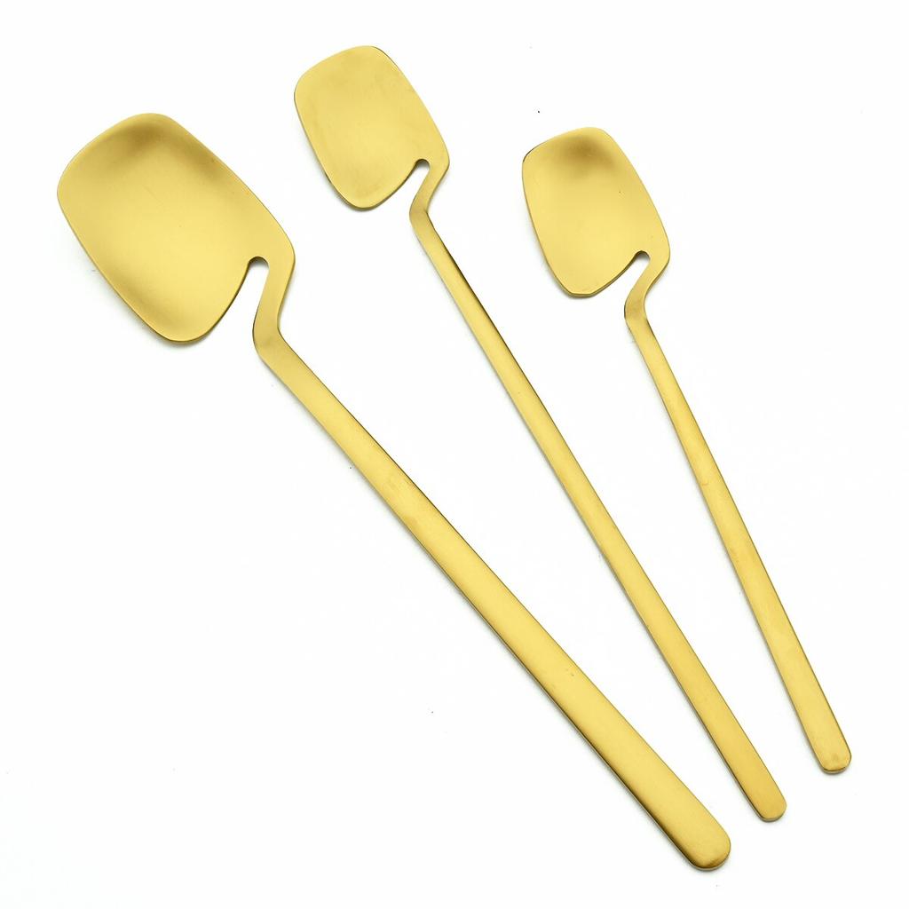 Матовый черный набор столовых приборов, нож, фруктовая вилка, кофейная чайная ложка, столовая посуда, набор столовых приборов из нержавеющей стали 18/10, кухонная посуда