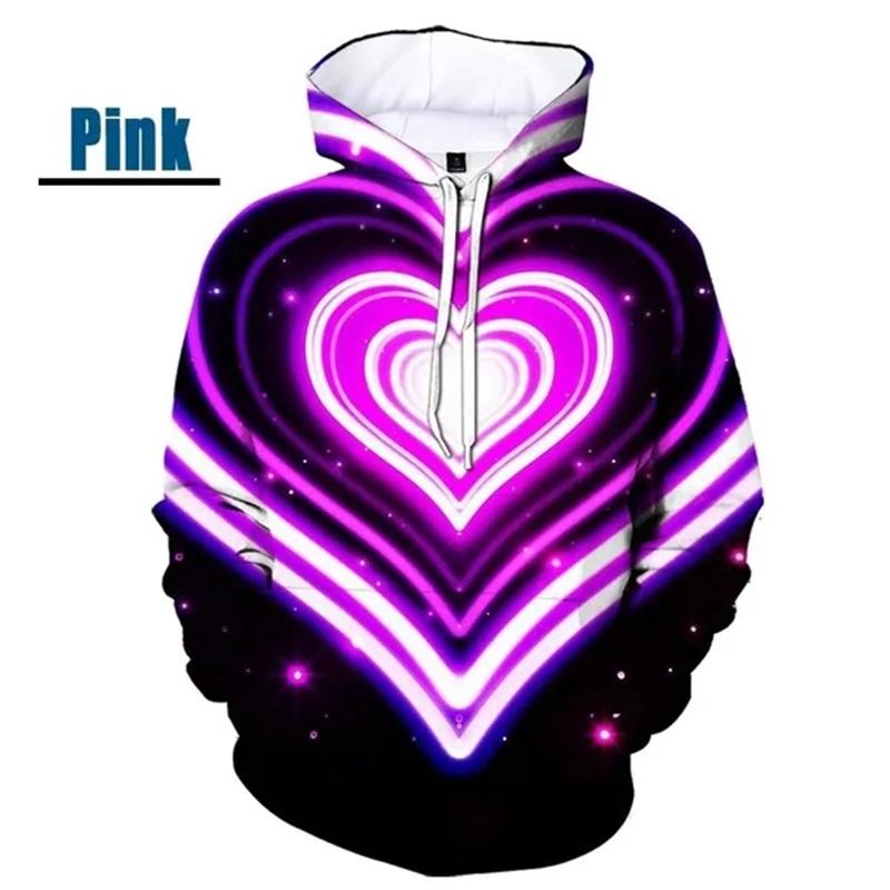 Толстовки с 3D принтом радуги и графикой для мужчин, повседневные красочные пуловеры с надписью «Love», толстовки, топы, уличная мужская толстовка в стиле хип-хоп