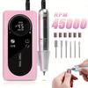 Professional Electric Nail Drill Machine, 45000 RPM Portable Rechargeable Nail File  NAIL TOOLS