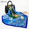 High-quality Luxurious Silk Scarves Headband Scarfs Neck Scarf For Women Chain Silk Scarf Women's Decorative Shawl