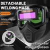 Auto-Darkening Welding Helmet for Eye Safety ,Adjustable Detachable Split Type Welder Mask Welding Glasses Impact Resistant