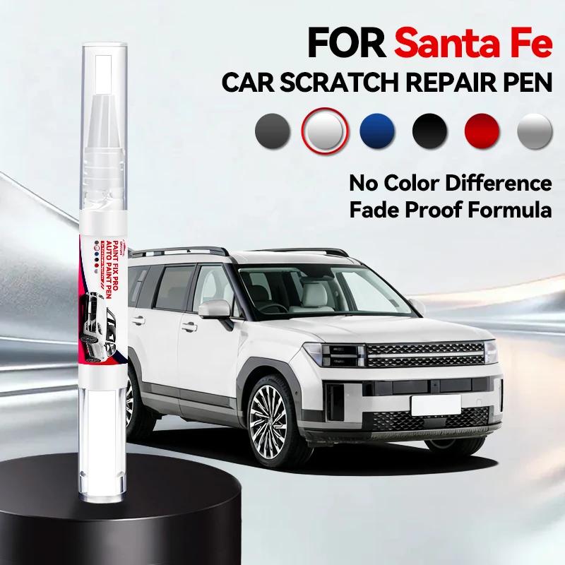 Car Dedicated For Hyundai Santa Fe 2000-2025 SM CM DM TM Paint Repair Pen Touch Up Scratch Remover DIY Auto Accessories Black Wh