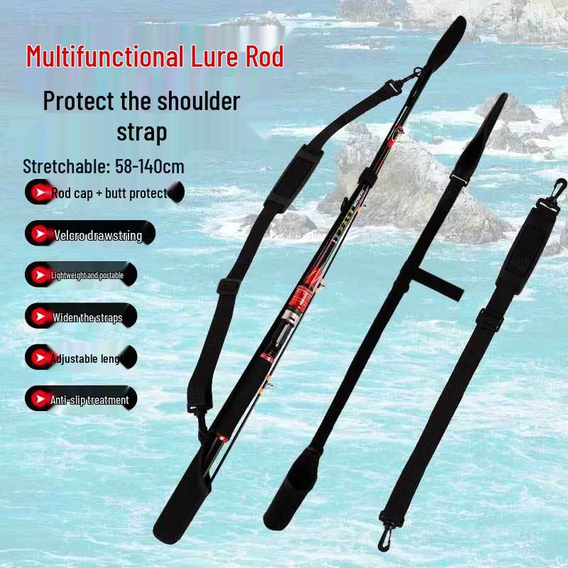 Новый стиль Утолщенный защитный чехол для удочки с петлей и плечевым ремнем