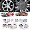 AABHR1 4 pieces 140mm 168mm 200mm 203mm Auto Wheel Center Cover Caps for Cadillac Escalade SRX Car Tire Logo Emblem Accessories
