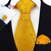 Three-piece Set Paisley Fashion Business Men's Tie Includes Tie Cufflinks Handkerchief