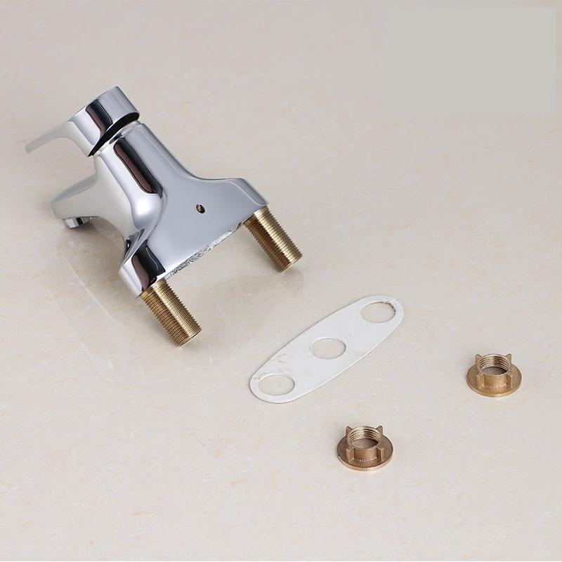 TLXT Brass Two-Handle Hot Water Basin Faucet