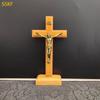 55KF Католический Иисус Стоящий Распятие Церковь Молитвенный Настольное Украшение
