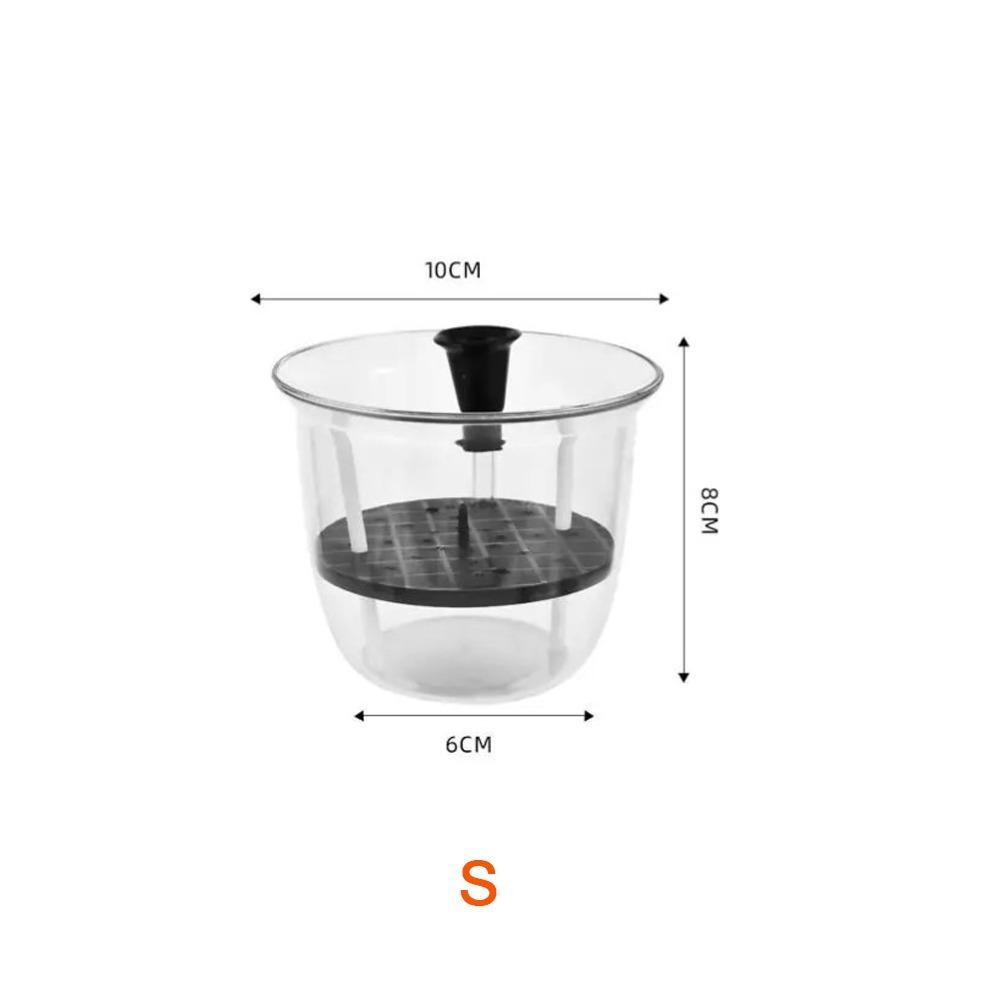 1pcs Transparent Self Watering Plant Pot Self Watering Planter Pot Flowerpot  Indoor Plants