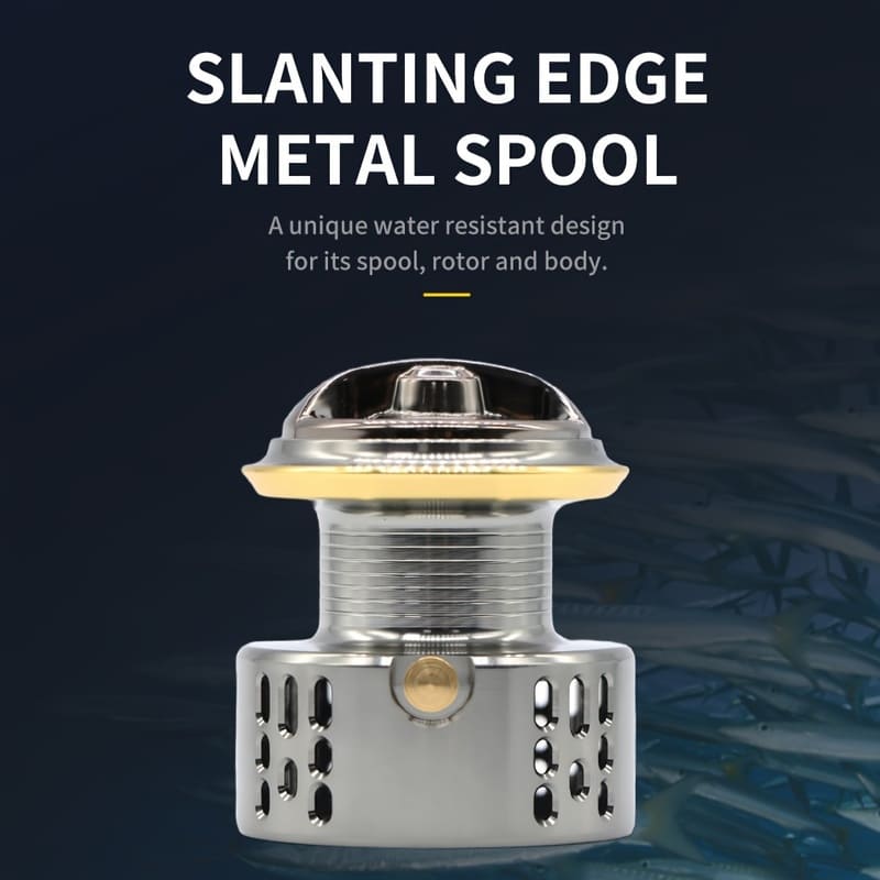 Высококачественная шпуля с наклонным бортиком Легкая рыболовная катушка 5.5:1 Передаточное число Рыболовная катушка Высокоскоростная катушка для ловли на живца Необходимая для морской рыбалки