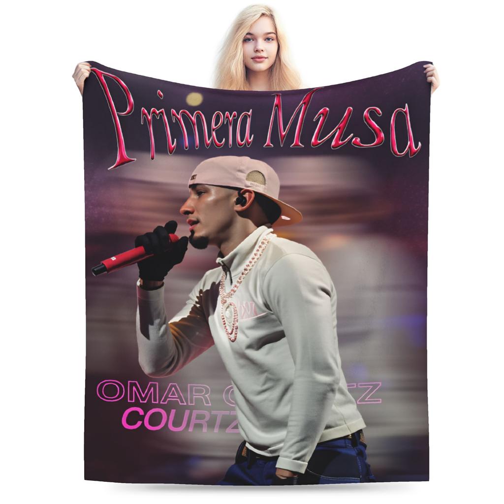 Omar Courtz (2) Warm Blanket Kids Adult Plush Throw Blanket Print Couch Chair Flannel Bedspread Sofa Bed Cover