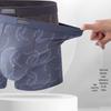 Septwolves Men's Letter Print Antibacterial Boxer Briefs