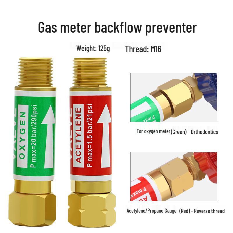 Gas Safety Kit: Flashback Arrestor, Torch Valve, Pressure Reducer for Welding & Cutting